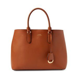 Lauren by Ralph Lauren: Logo Leather Satchel